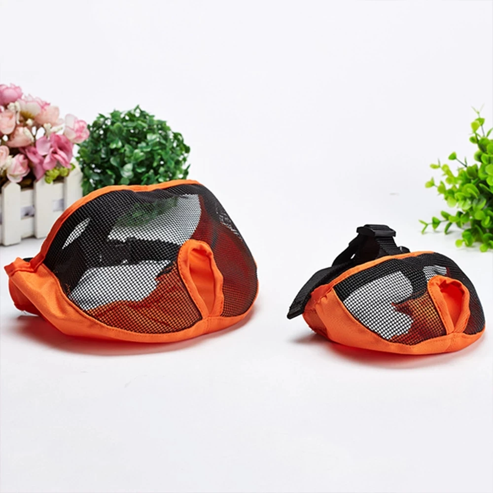 Bozal de perro de malla suave ajustable para muso corto Bulldog Pug transpirable Anti morder ladrando cubierta de boca cómodo bozal para mascotas - imagen 2