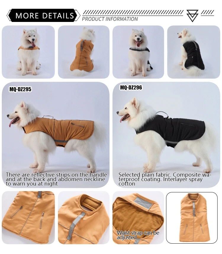 Abrigo para perros en ejemplar de pelo corto
