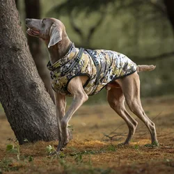Abrigo impermeable para perros grandes con arnés – Invierno práctico