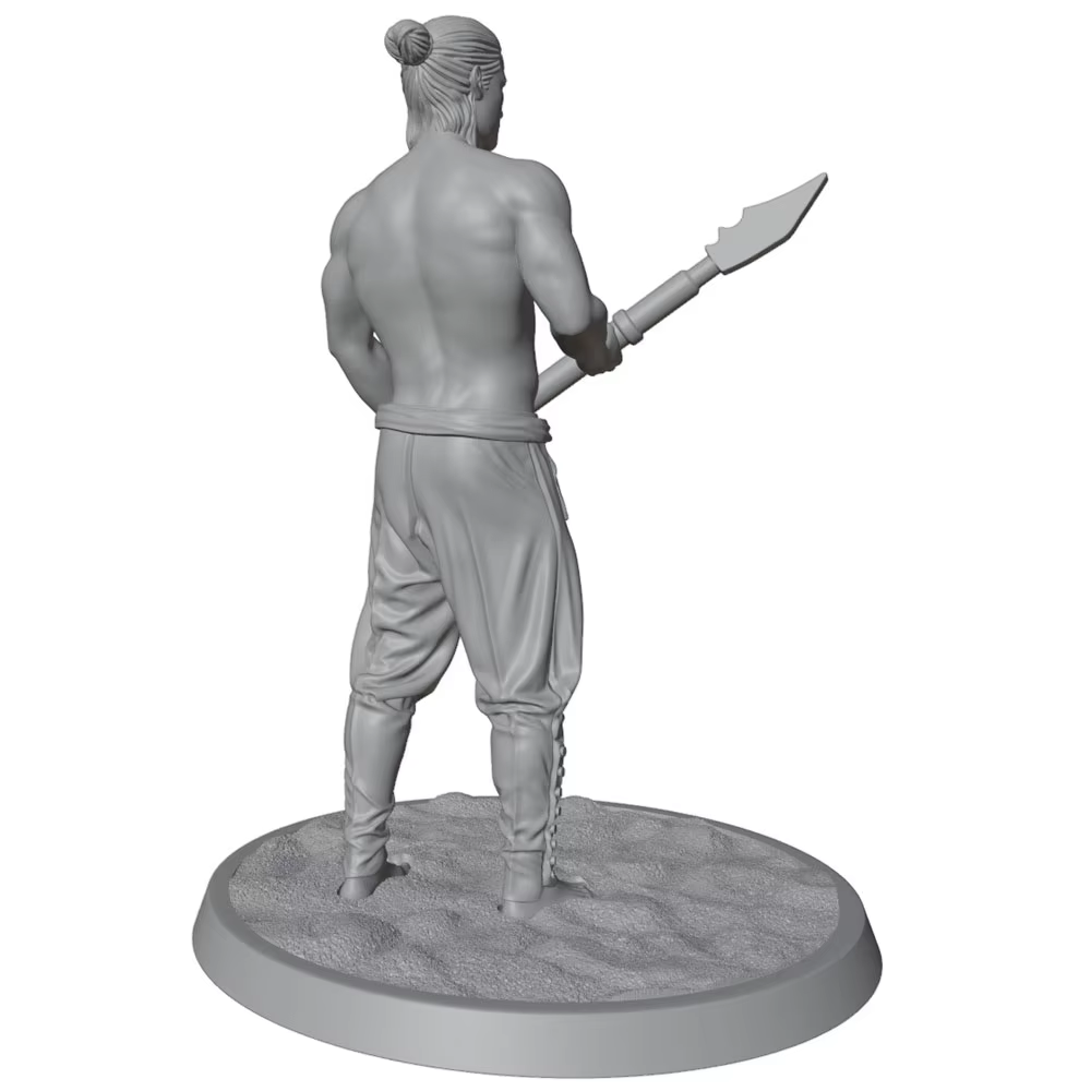 Figura de resina sin pintar marinero pirata para gatos y perros
