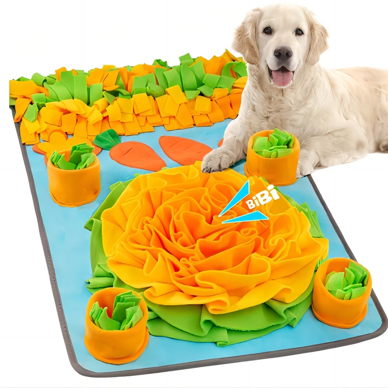 Alfombrilla de alimentación para mascotas grandes, juguete interactivo para perros, olfatear y tratar, promueve la estimulación, adecuado para todas las razas