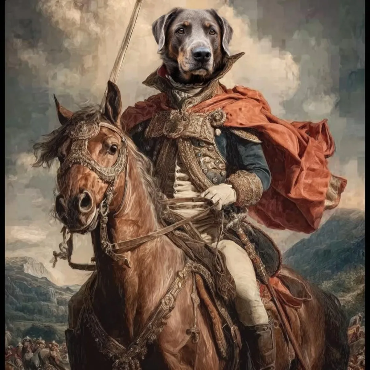 ATUBAN Retrato de mascota real personalizado, pintura de perro real, retrato de perro real, regalo de retrato de mascota, arte de pared, retrato de mascota renovante