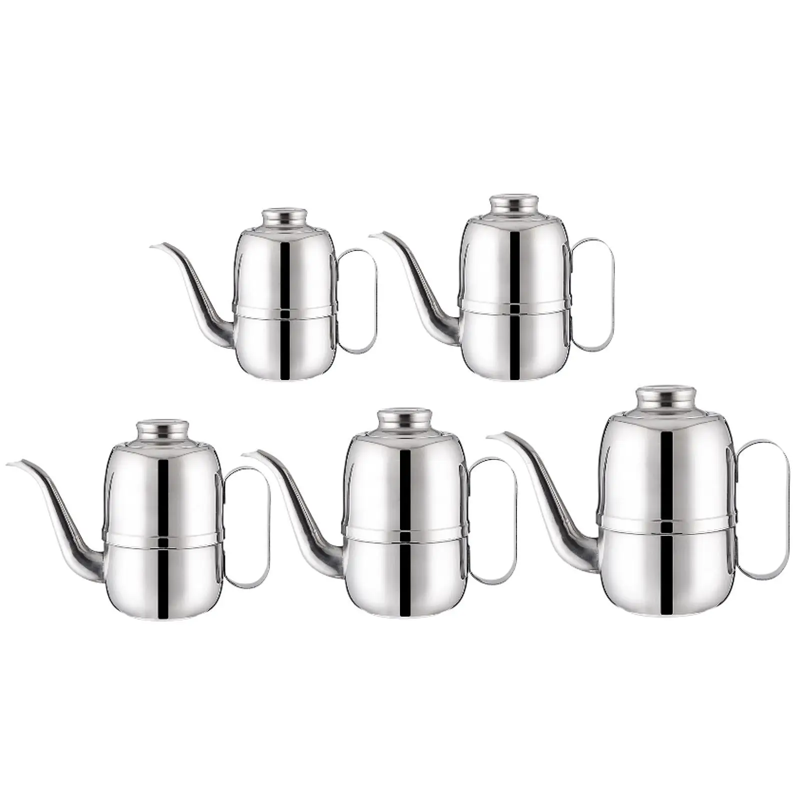 Olla de aceite multifunción, boquilla larga gruesa, botella de aceite de cocina, dispensador de aceite para tiendas de postres, cocina, panadería, Buffets para el hogar