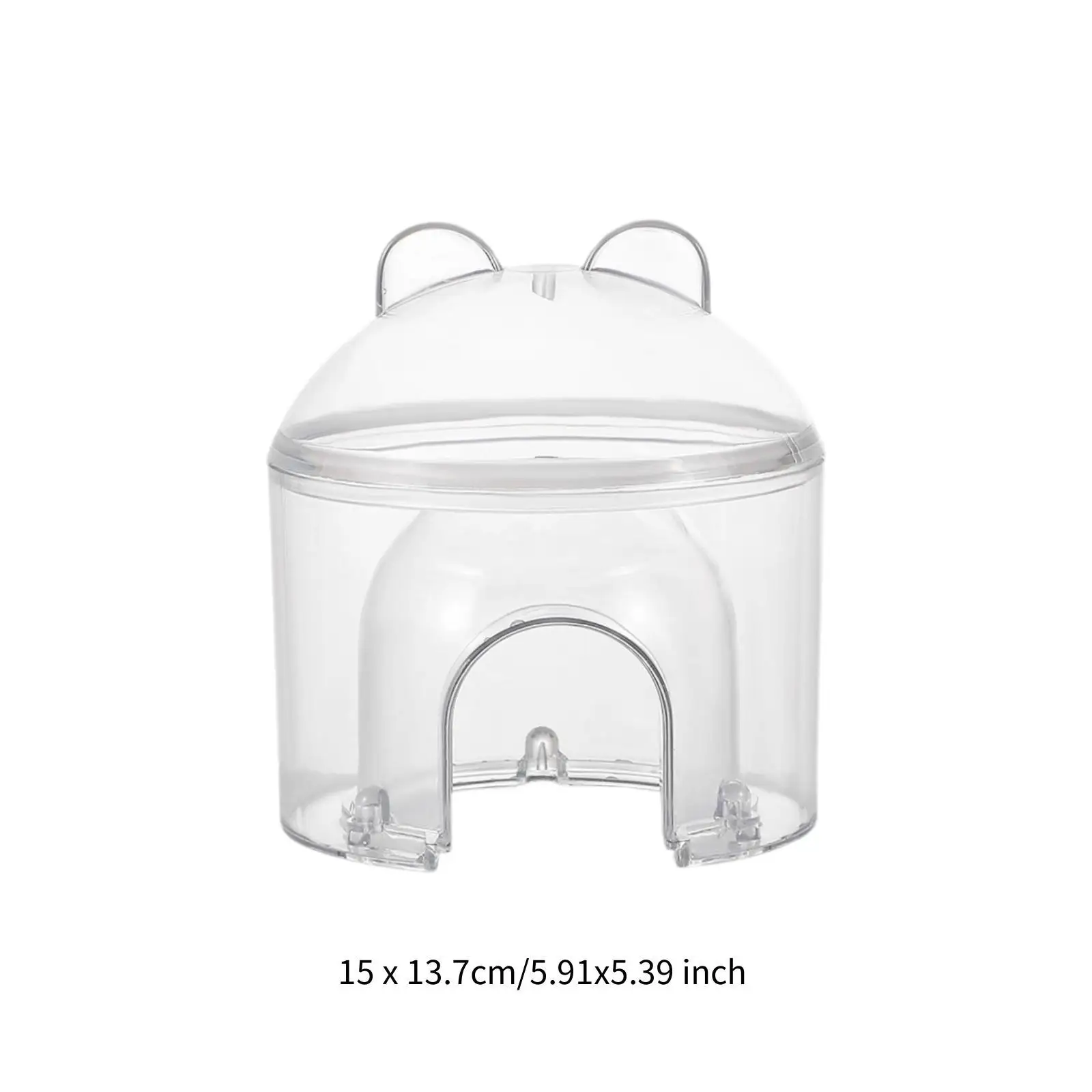 Hamster Hideout House Cool Nest Cave Decoration Small Hut Cool Pet Bed for Gerbil Chinchilla Hamster Small Animals Squirrel