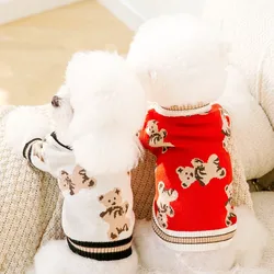 ropa de invierno para perros y gatos estampados