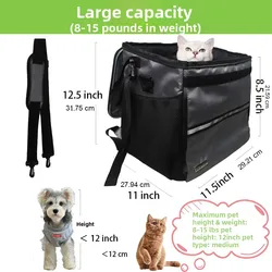 Bolso bicicleta para perro – Impermeable, reflectante y gran capacidad