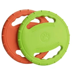 Disco volador de goma suave para perros – Juguete para masticar y entrenar