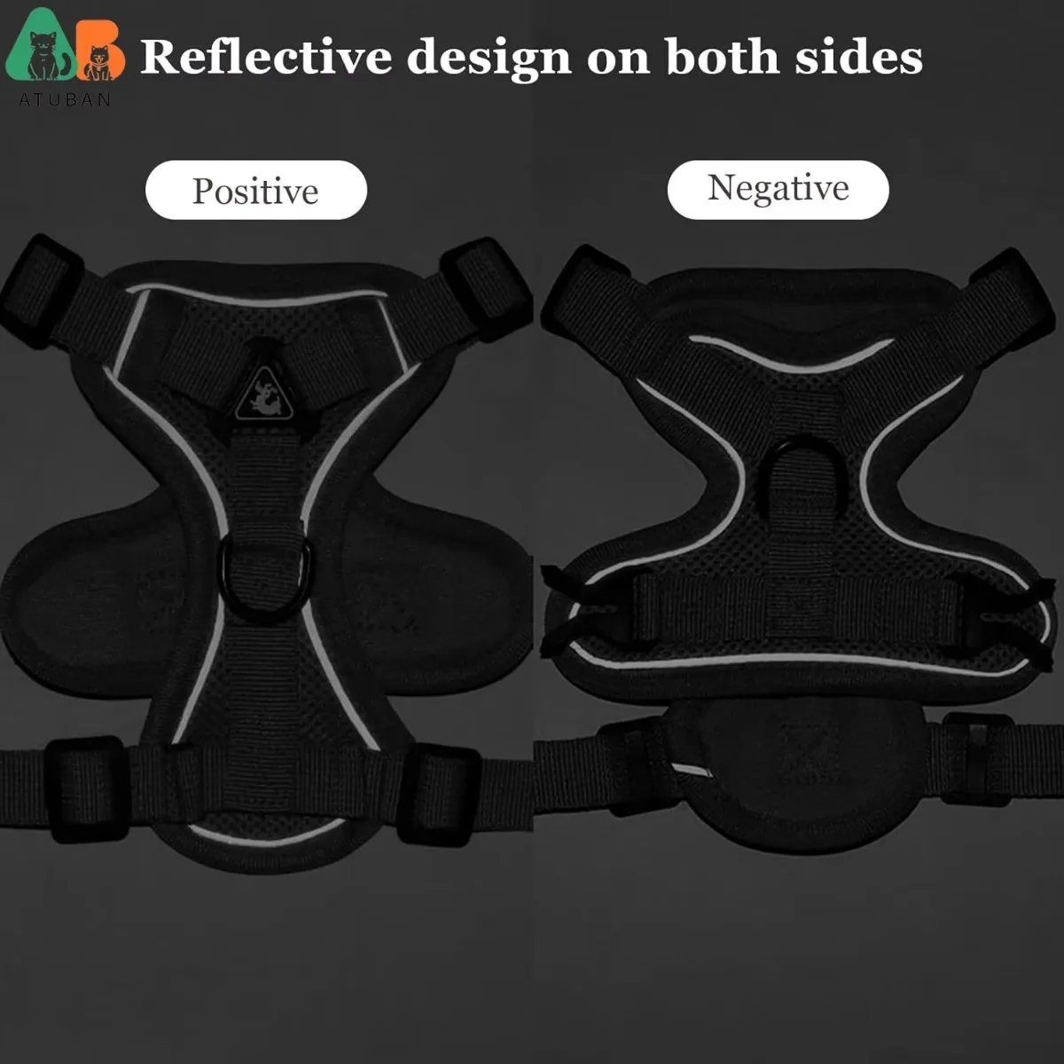 ATUBAN-portador de pecho ajustable para gatos, portador de gato de malla suave ajustable antifuga y juego de portabebés para gatos pequeños y cachorros - imagen 3