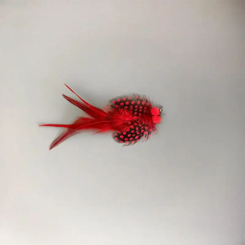 Insectos artificiales para gatos, palo de provocación, juguete para cambiar la cabeza, alas de plumas para mascotas, juguetes - imagen 4