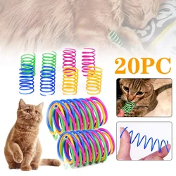 Coil interactivo para gatitos – Juguete de resorte colorido