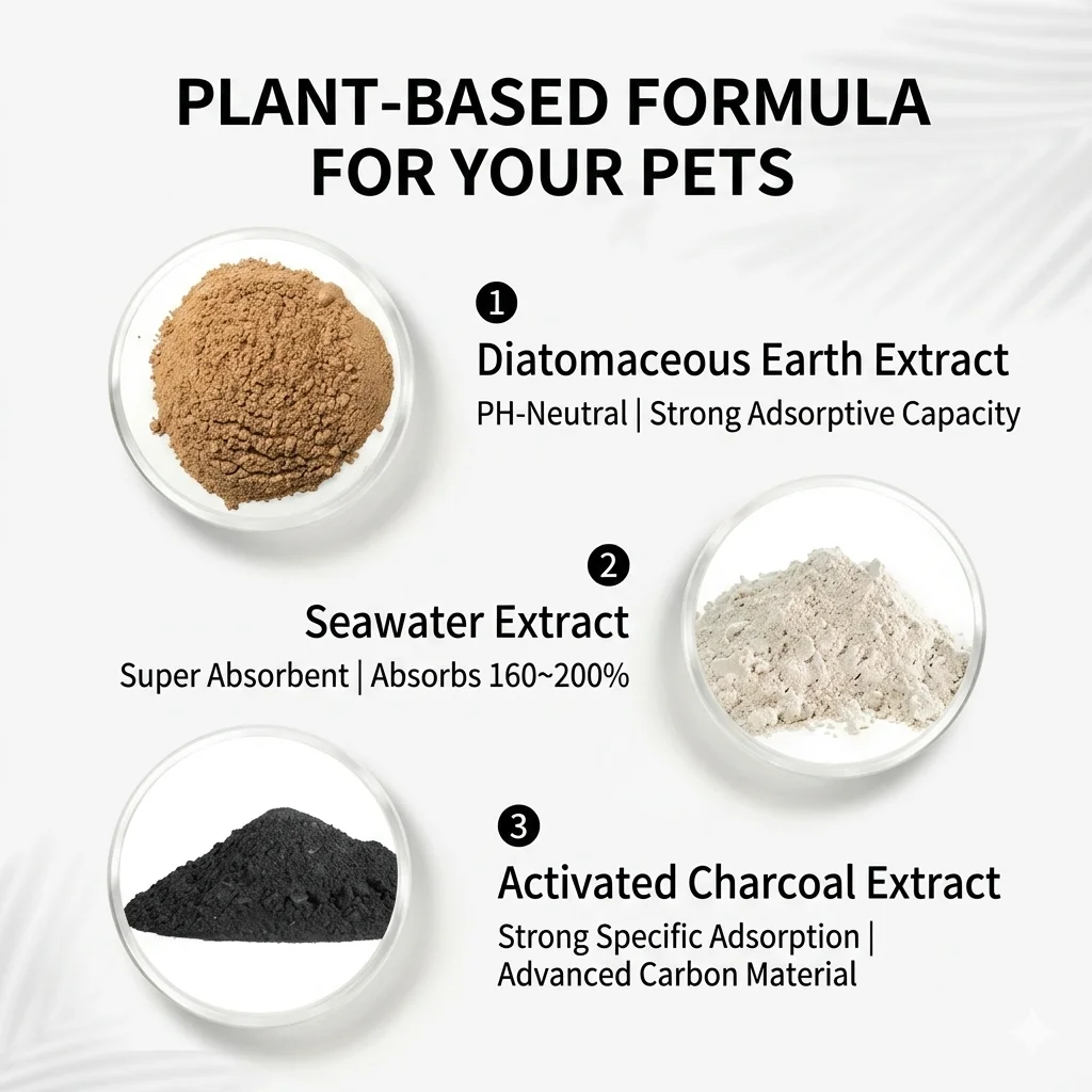 Perlas desodorantes para arena de gatos, aroma fresco y duradero