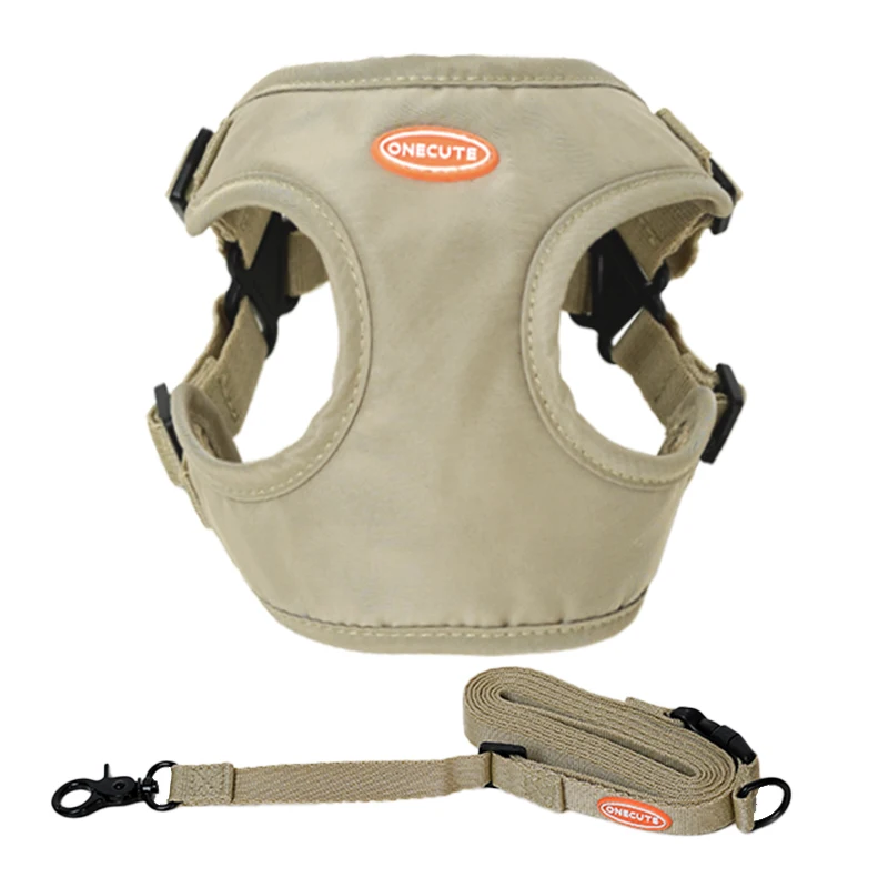 ONECUTE Arnés manos libres para cachorros y perros con cuerda de tracción ajustable para gatos, transpirable y no apretado - imagen 5