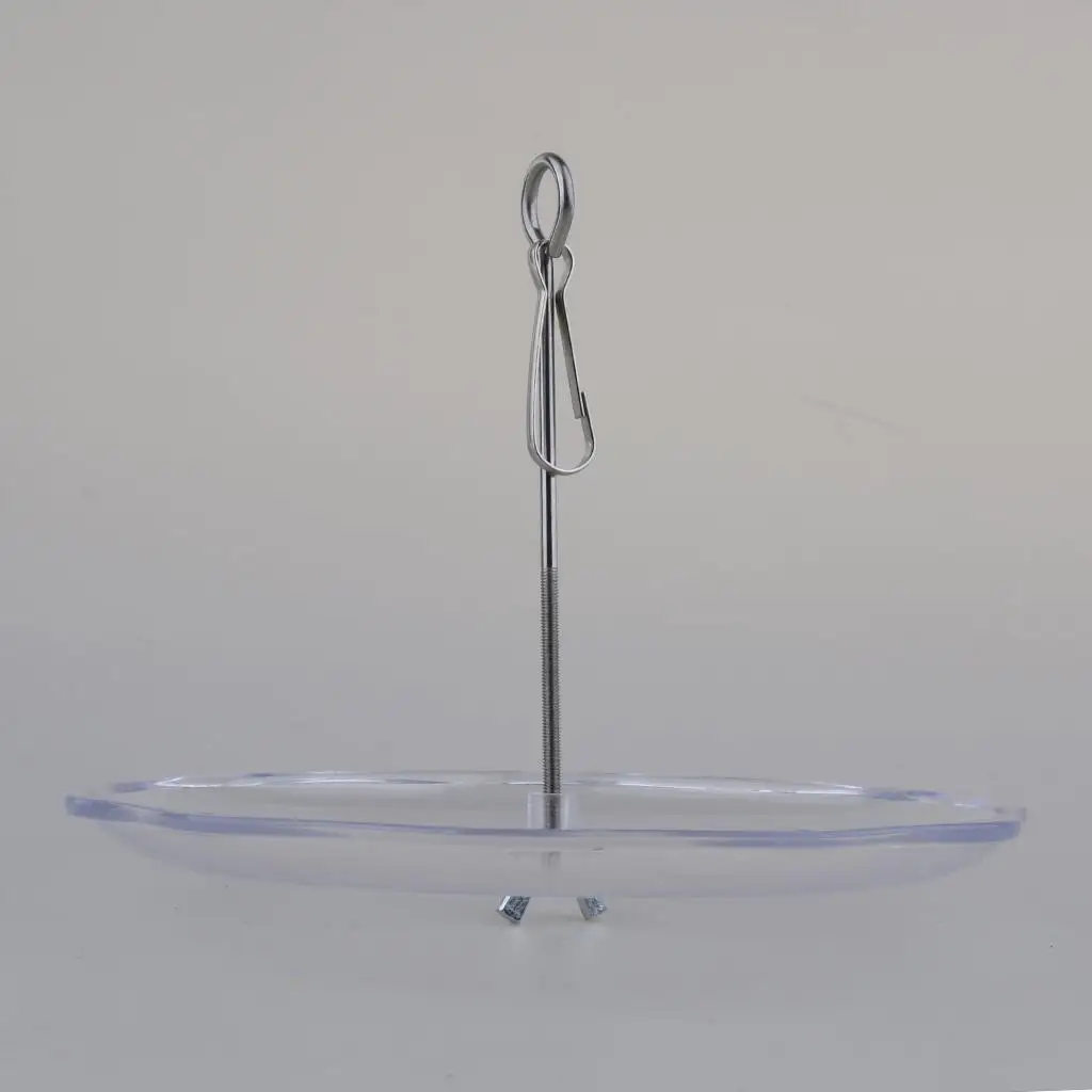 Parrot Holder Fruits Fork Plate Stainless Steel Stick Birds Feeding Parrot Holder Fruits Fork Plate Stainless Steel Stick Birds Feeding