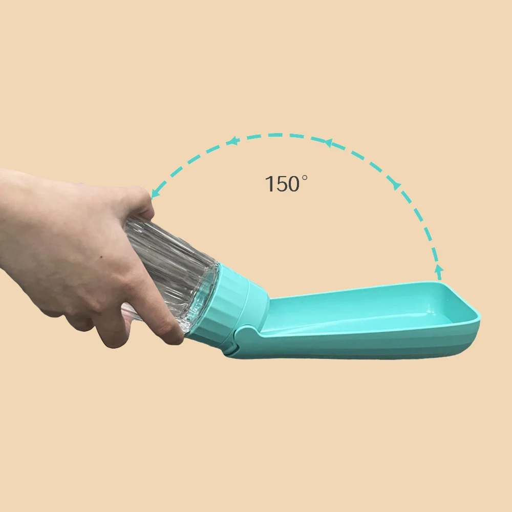 Botella de agua para perros pequeños, medianos y grandes, gatos, para exteriores, portátil, a prueba de fugas, tazón para beber, Labrador Beagle, suministros para mascotas - imagen 4