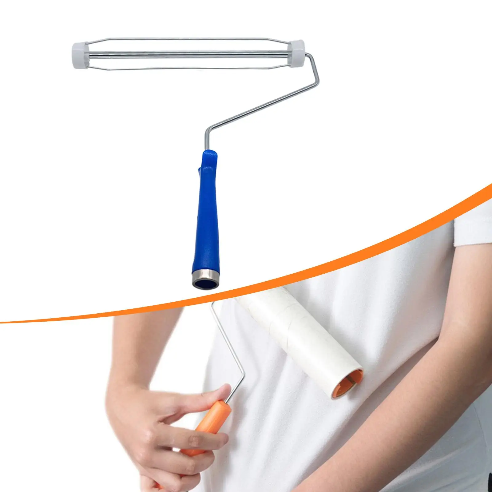 Marco de rodillo Marco de rodillo de pintura Herramienta doméstica Suministros portátiles 4 cables 12 pulgadas