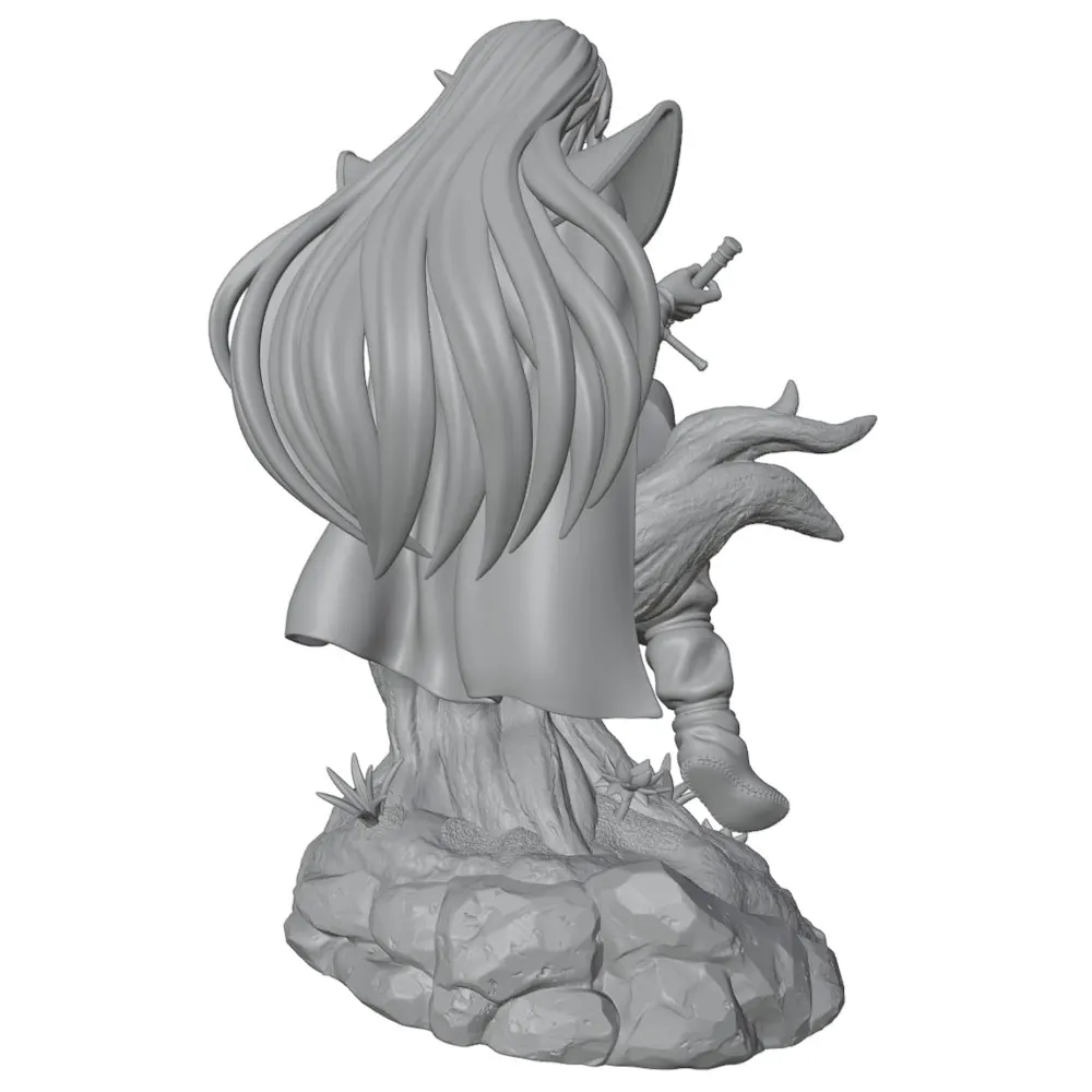 Estatua miniatura resina 3D sin pintar regalo de gatos y perros - imagen 5