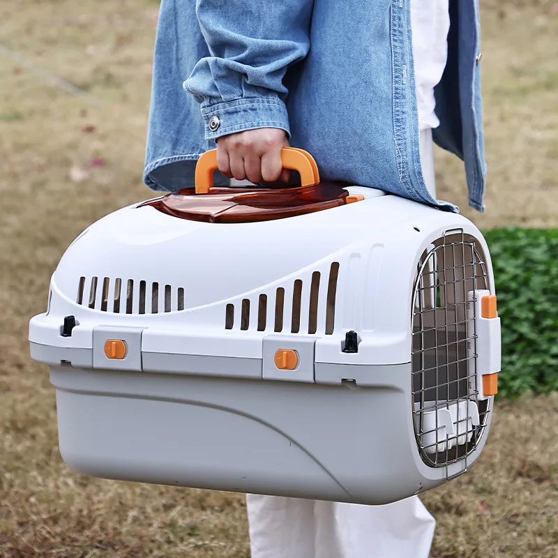 Travel Cat Bag Carrier Airline Breathable Skylight Cat Bag Carriers Portable High Load-bearing Car Outdoor Transport Cats Cage - imagen 2