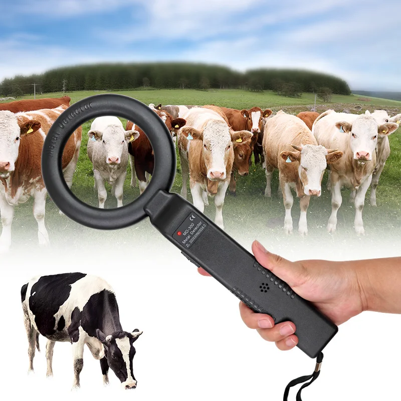 Detector de Metales para estómago de vacas, escáner de seguridad, Detector de ganado portátil de alta sensibilidad, dispositivo de granja, herramientas agrícolas, 1 Uds.