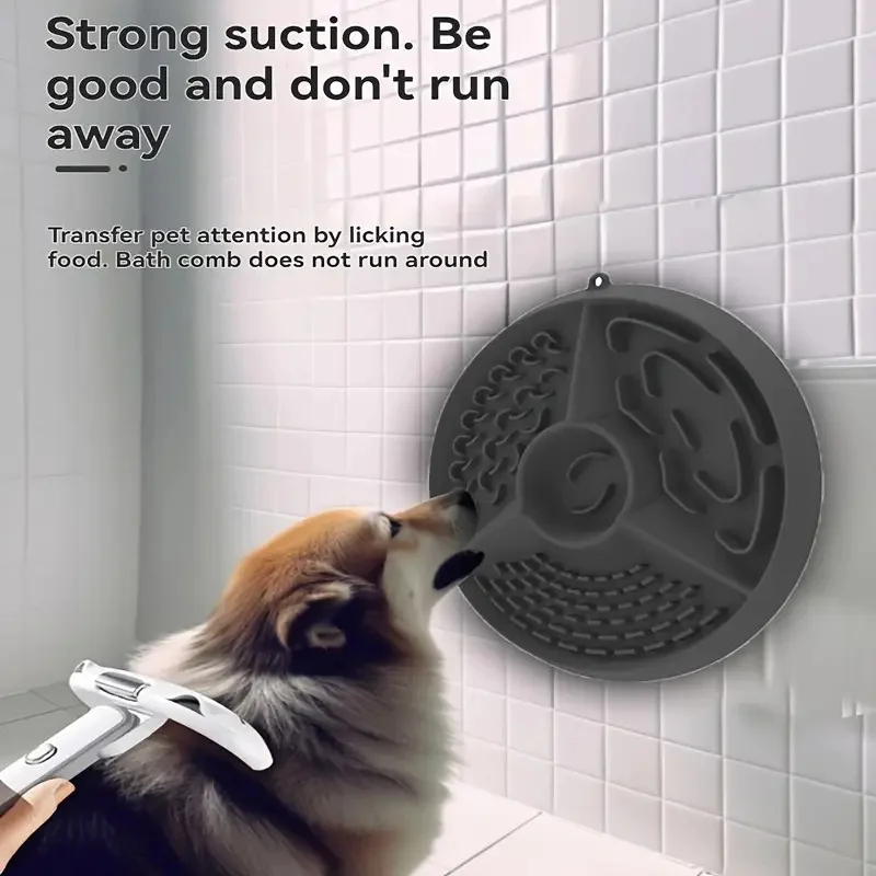 Esterilla silicon slow feeder para perros y gatos - Antiatragantamiento comida lenta - imagen 5