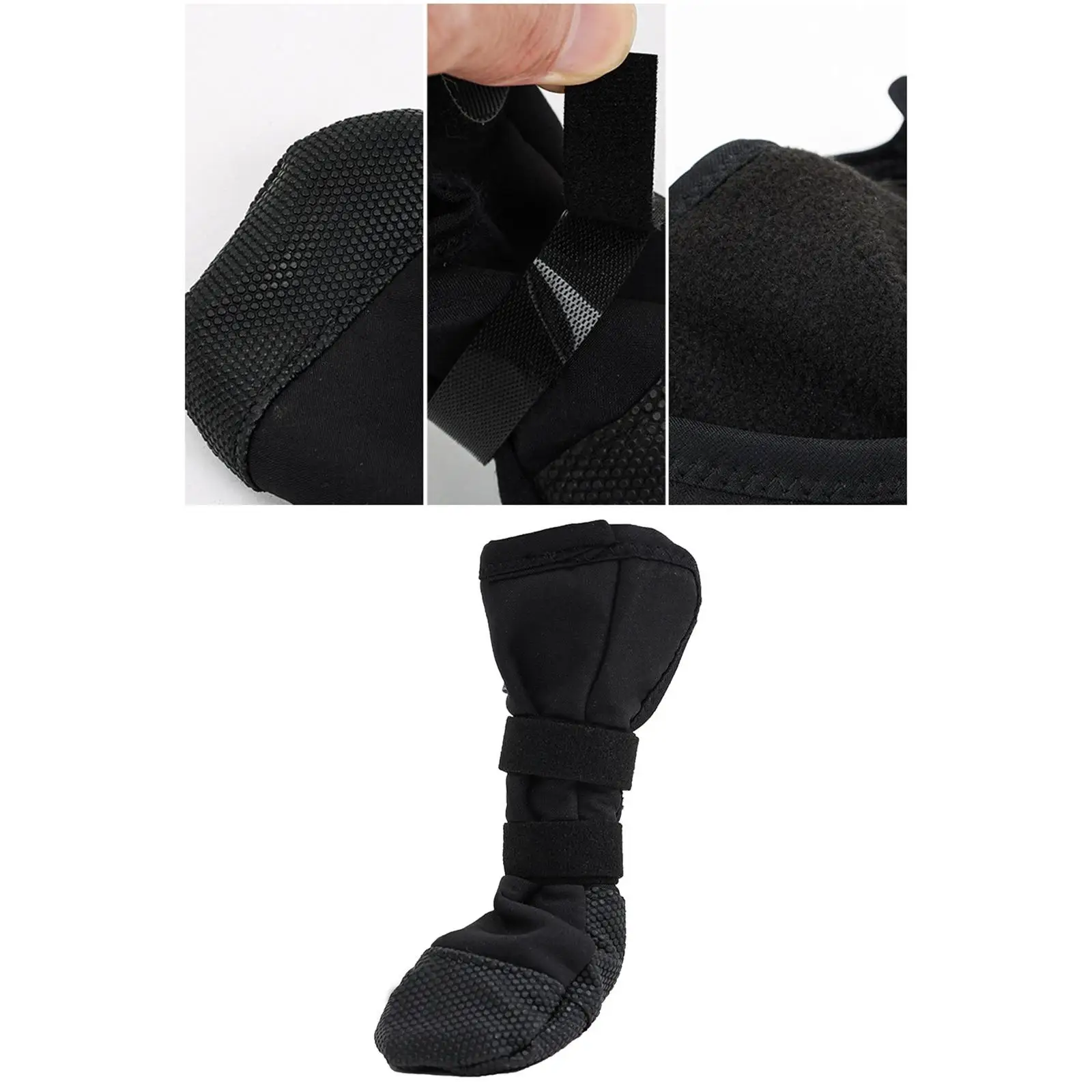 Dog Booties Warm Skid Proof Paw Protectors for Hard Floor Indoor Puppy