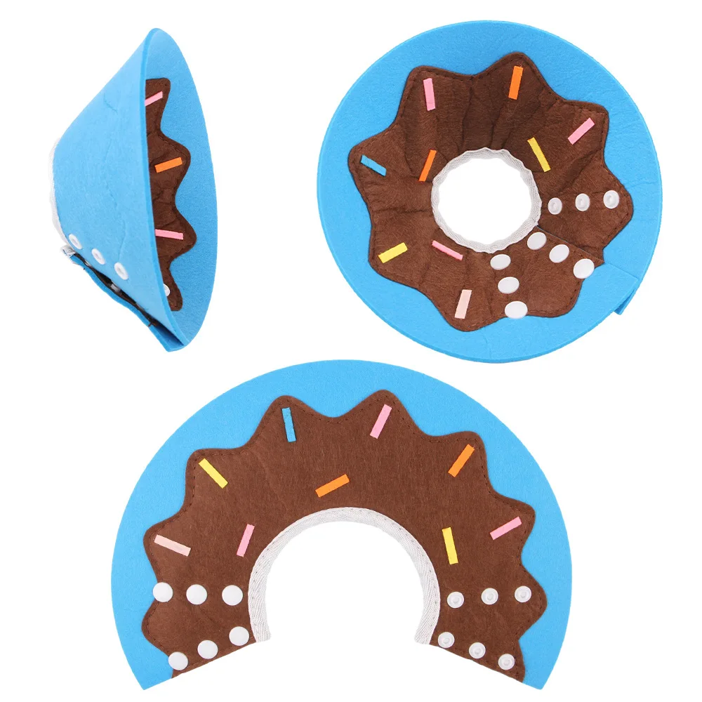 Collar Elizabeth para gatos, cono de recuperación para mascotas, cubierta suave antimordida para el cuello para cirugía, protección de heridas, accesorios para gatitos - imagen 2