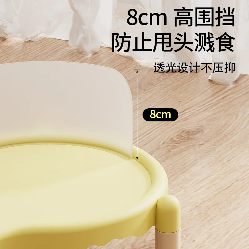 Estante para cuencos para gatos con burbujas, cuenco para comida para perros, cuenco doble, cuenco para agua, cuenco para granos, cuenco para arroz, antisalpicaduras y no se golpean fácilmente