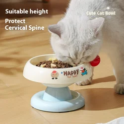 Plato elevado para gatos – Acero inoxidable, previene acné y dolor de cuello