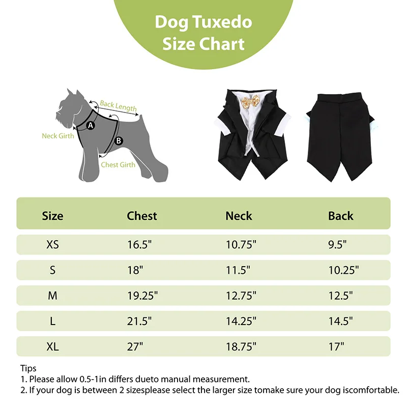 Chaquetas de boda para mascotas, traje para perros con pajarita, ropa Formal para cachorros, camisa de esmoquin, ropa de caballero para perros pequeños y medianos y gatos - imagen 2