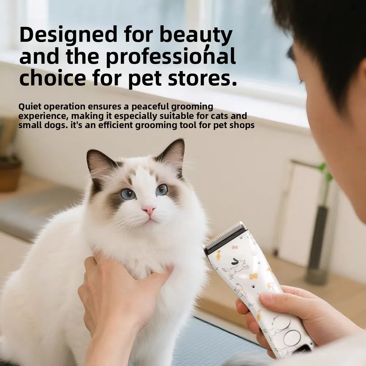 Cortadora de pelo profesional alta potencia para perros y gatos - imagen 4