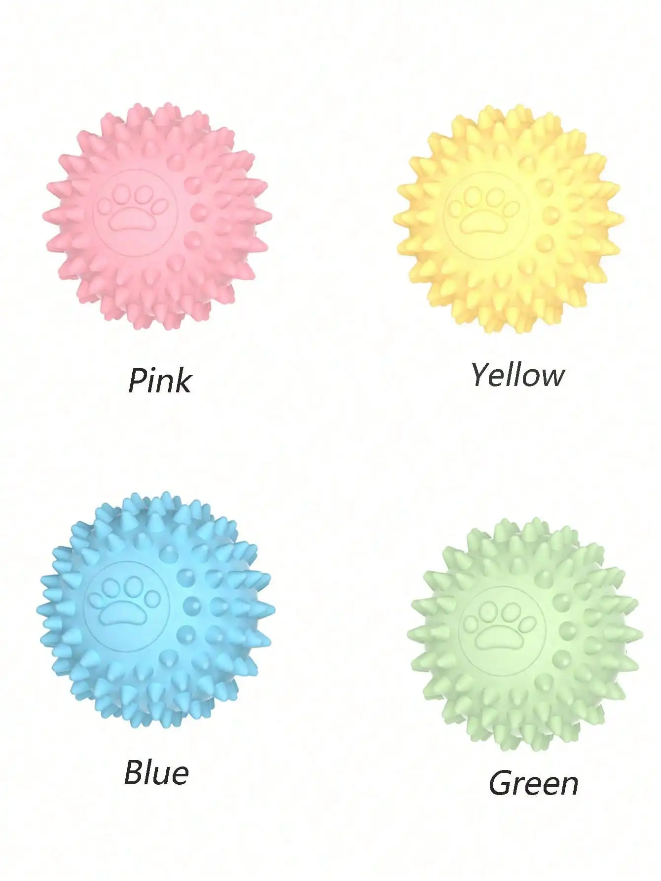 Bola masticable para perros – Limpieza dental resistente - imagen 3