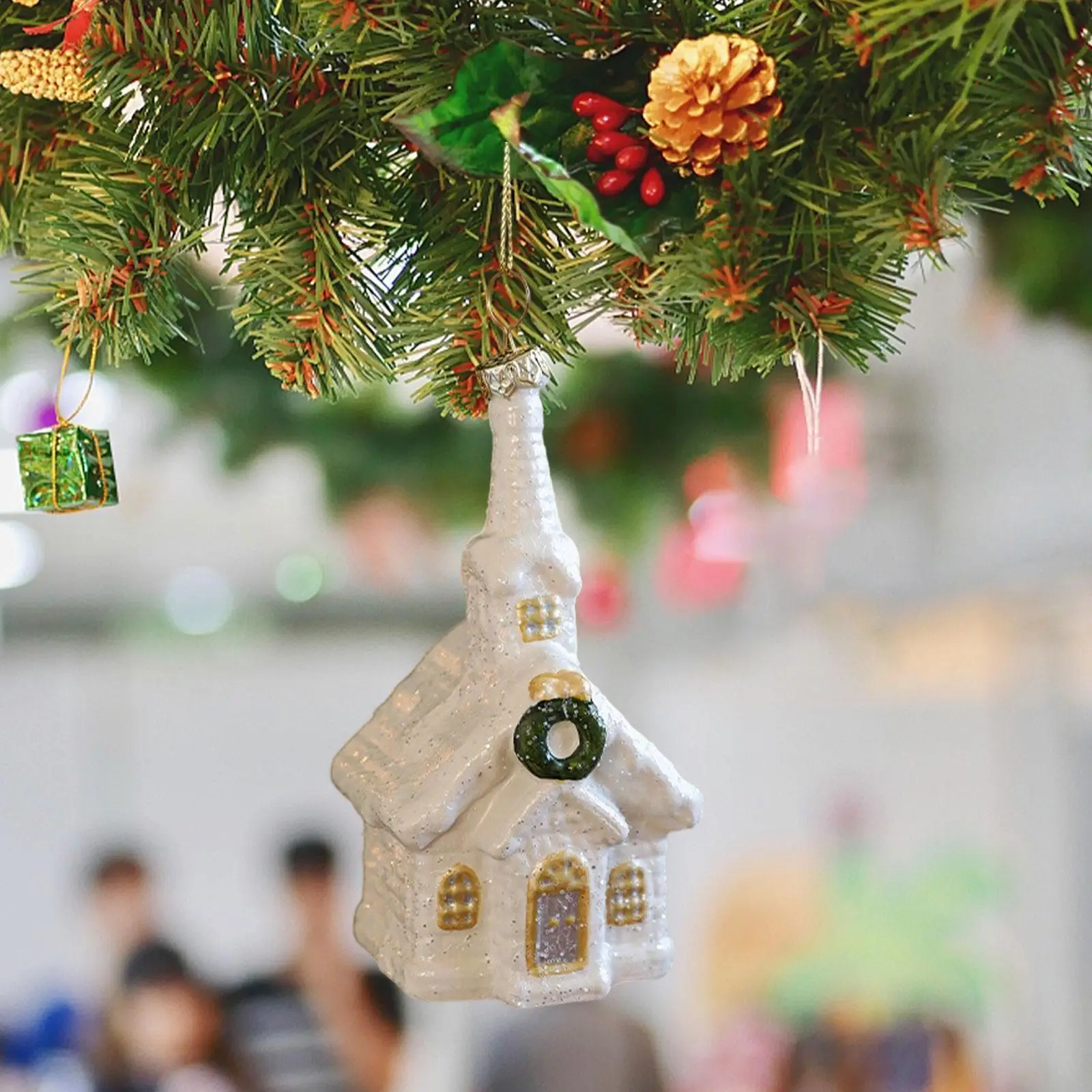 Colgante de Navidad Adorno colgante de Navidad Regalo de Navidad decorativo Navidad - imagen 4