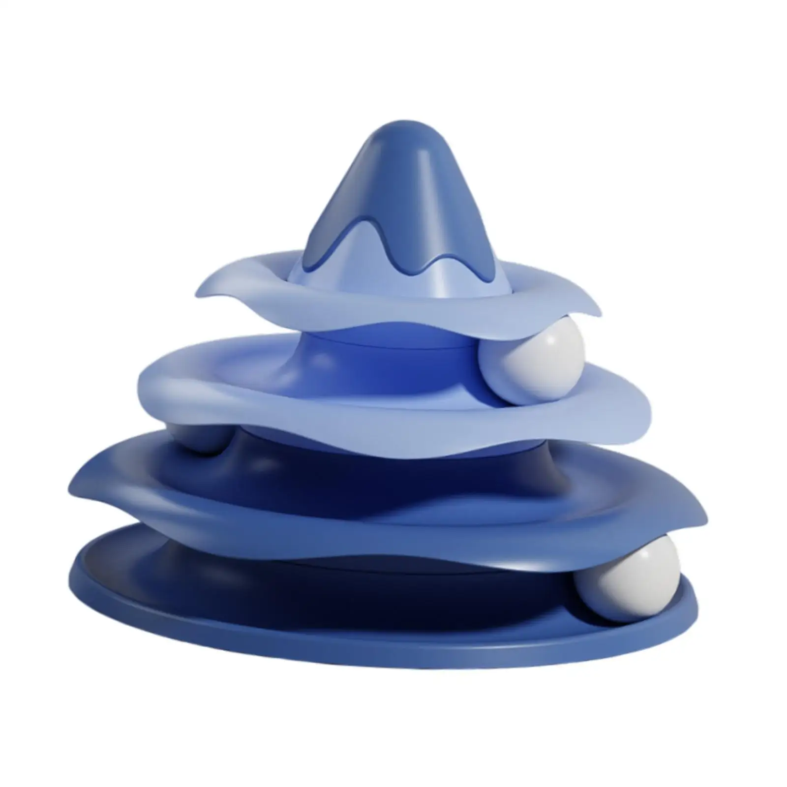 Interactive Cat Toy Detachable Washable Training Chasing Cat Track Ball Toy