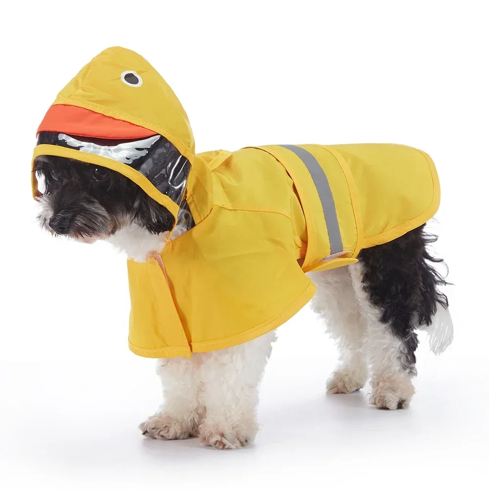 Chubasquero para perros, chubasquero reflectante impermeable para mascotas, chubasquero para perros pequeños y grandes, Chihuahua, Bulldog, gato, mascotas, capa, Poncho, disfraces - imagen 2