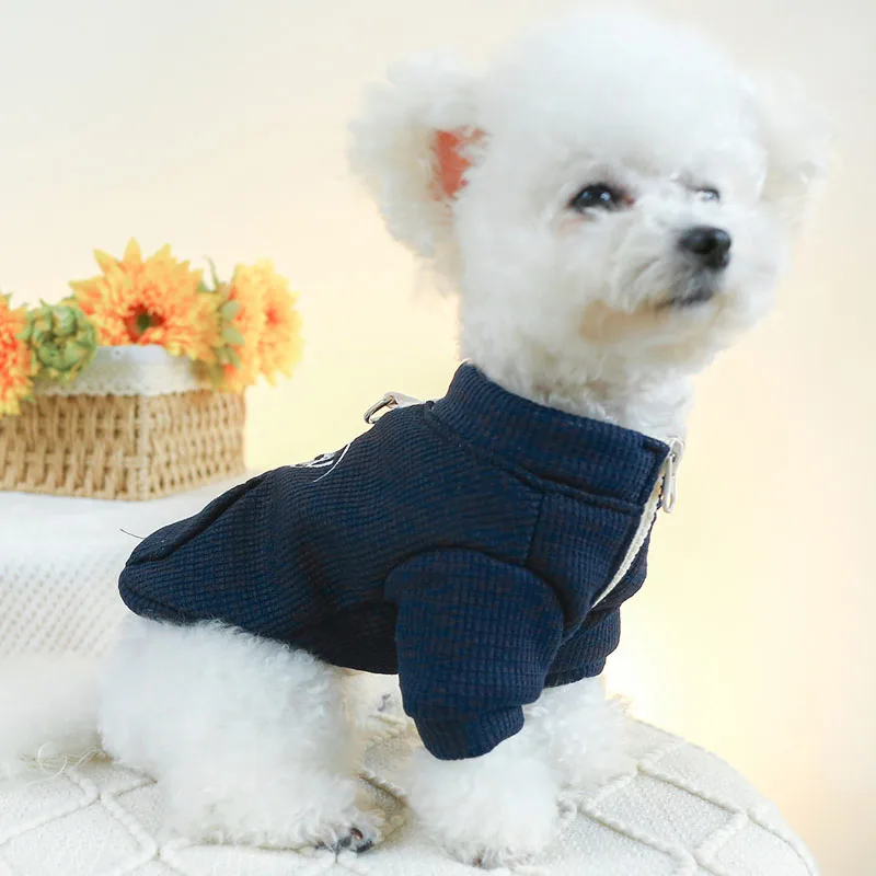 Abrigo con cremallera, ropa cálida de invierno para perros, disfraz para perros pequeños y medianos, perro salchicha, Chihuahua, Yorks, ropa para mascotas, chaqueta para cachorros, trajes XS - imagen 5