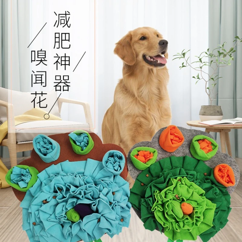 Almohadilla con olor a garra de Color para mascotas, juguetes de entretenimiento para perros, pérdida de peso, comida lenta, manta de juguete de franela, productos para mascotas - imagen 3