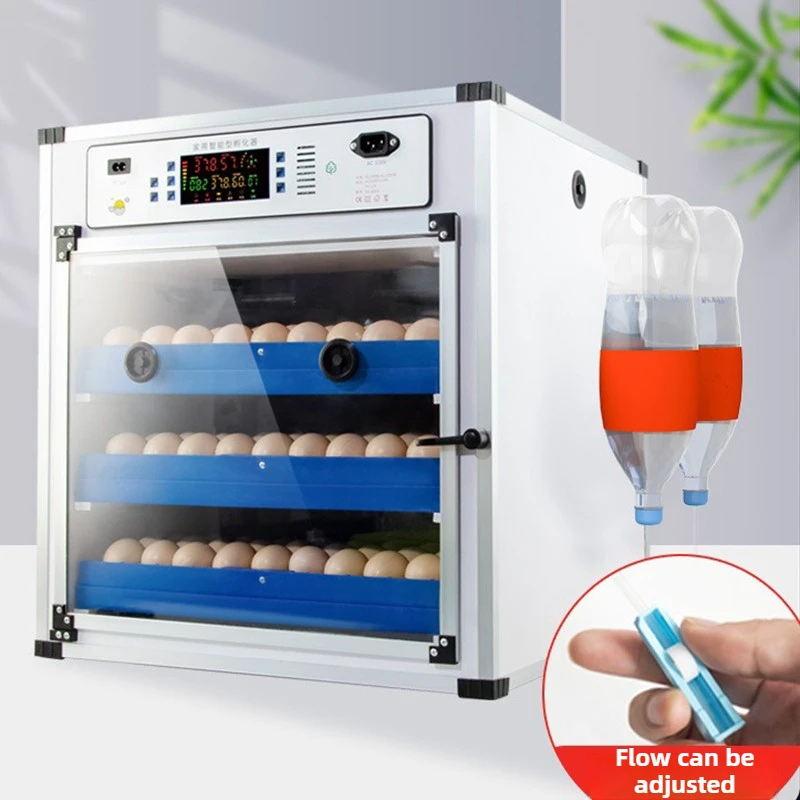 Incubadora de huevos de 204, Control automático de temperatura de giro, máquina para incubar huevos, incubadora de pollo, pato, ganso, suministros para animales de granja - imagen 3