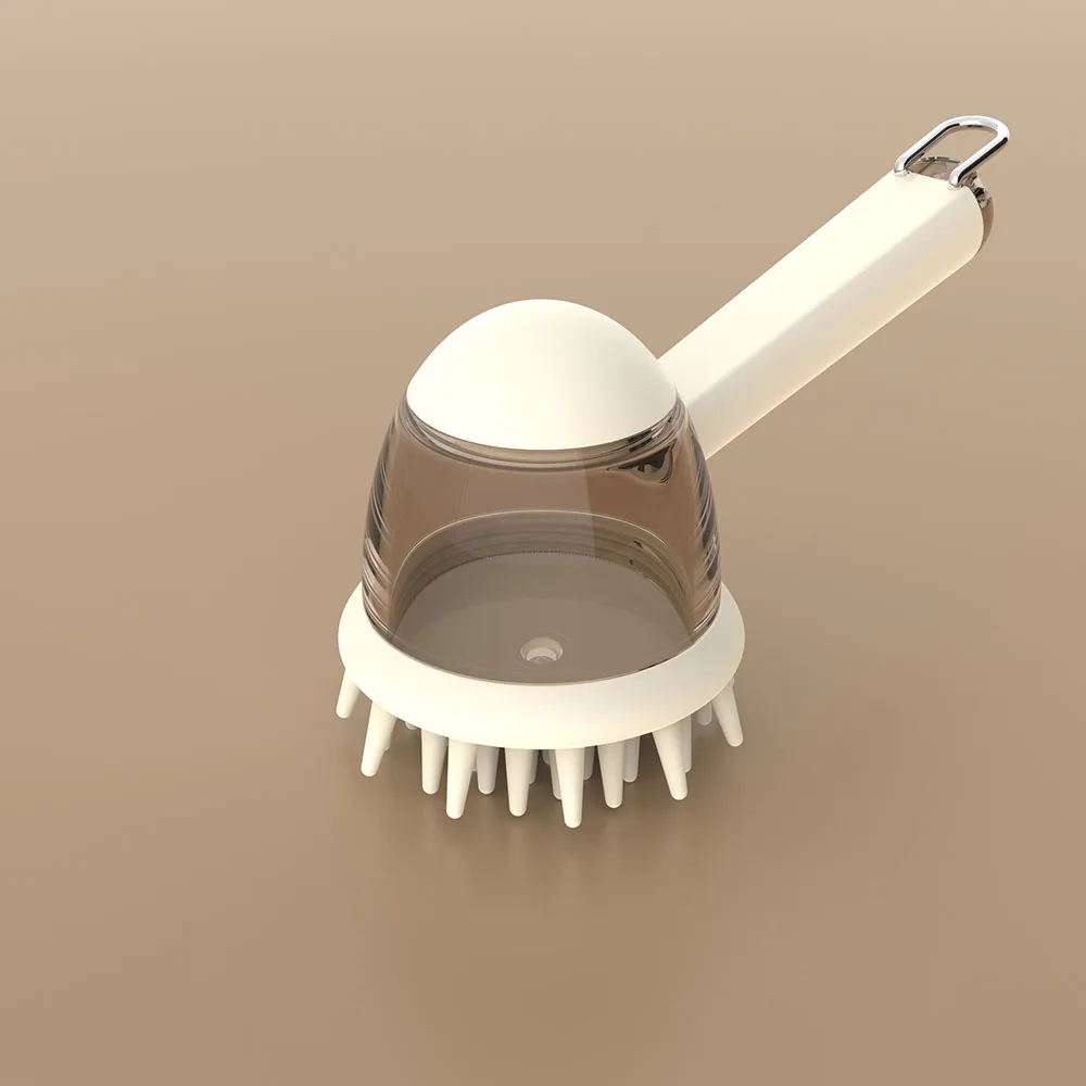 Cepillo de baño para mascotas para perros y gatos, peine de silicona para baño, aseo, depilación, masaje, limpieza y aseo de mascotas - imagen 5