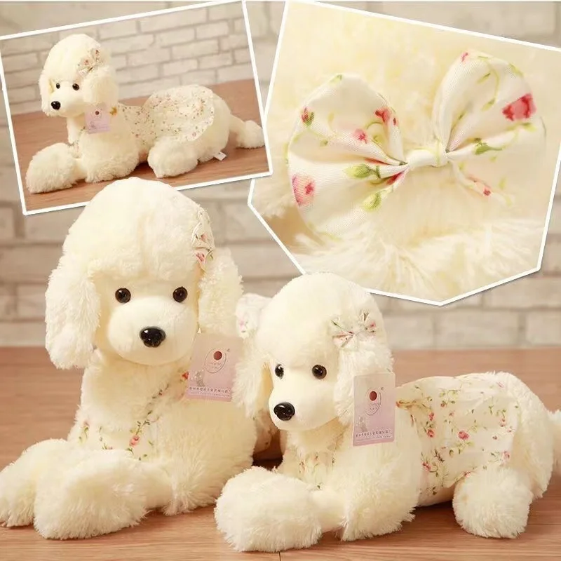 Plush Cute Poodle Toy Doll Interactive Accompanying Dog Toys Doll Simulation Puppy Stuff Fidget Toy Birthday Gift Pet Supplies - imagen 5