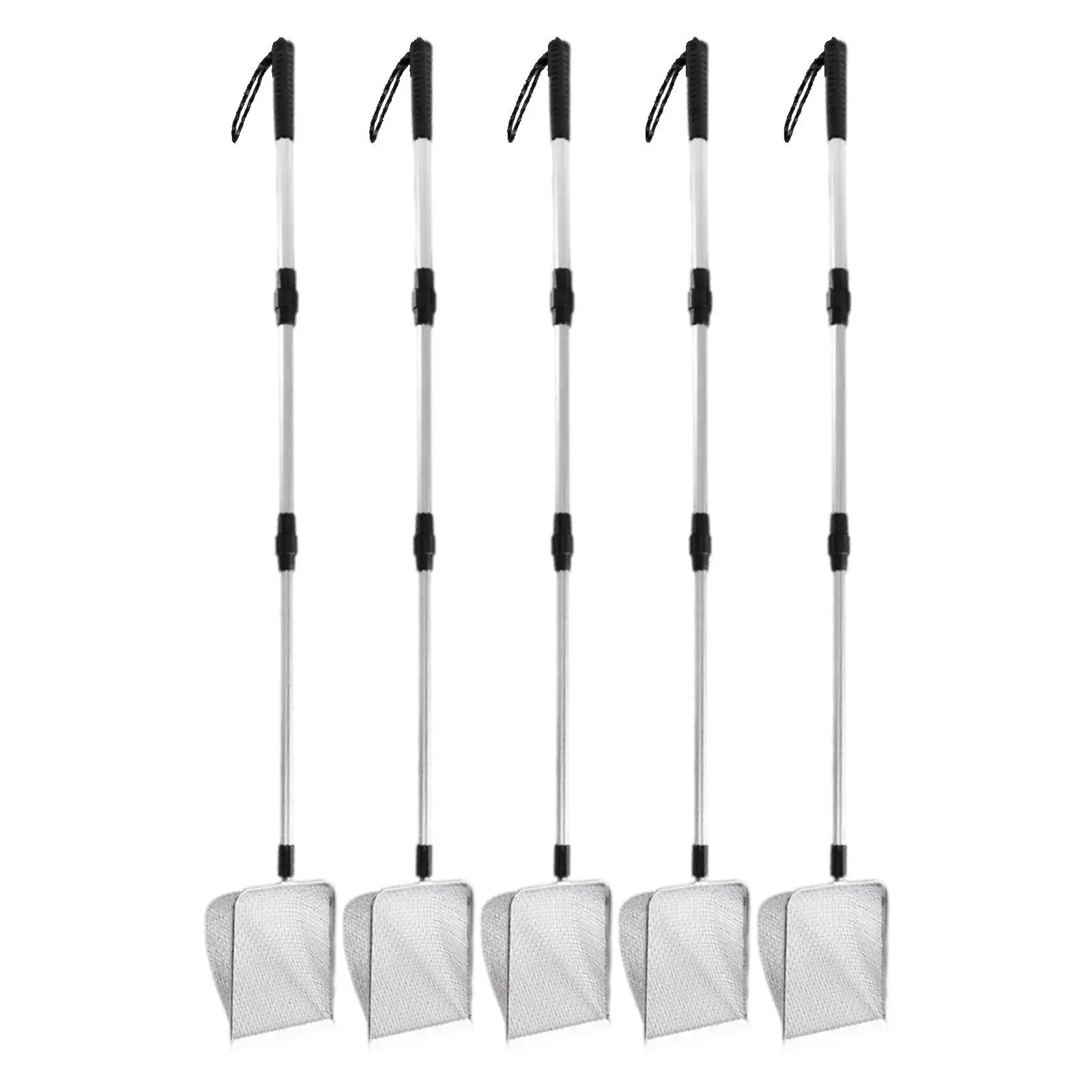 Tamiz antiadherente extensible para arena de gatos, mango cómodo, tamiz para conejos de caca, gatitos, conejito, cachorro, suministros para mascotas - imagen 2