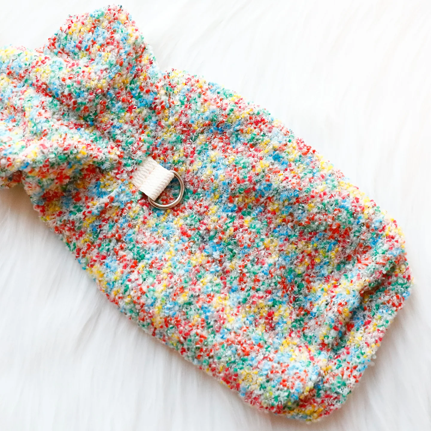 Linda sudadera con capucha de princesa para perros pequeños: chaqueta de suéter colorida, traje de primavera y otoño para Schnauzer, Teddy - imagen 2