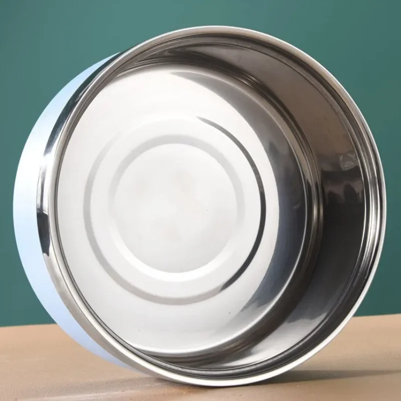 Cuenco de comida para perros, cuenco de acero inoxidable para perros, cuencos de agua de doble capa para alimentación de perros, cuencos antideslizantes para beber para gatos, alimentador, suministros para mascotas - imagen 3