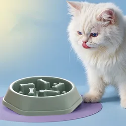 Comedero lento antideslizante para gatos y perros pequeños
