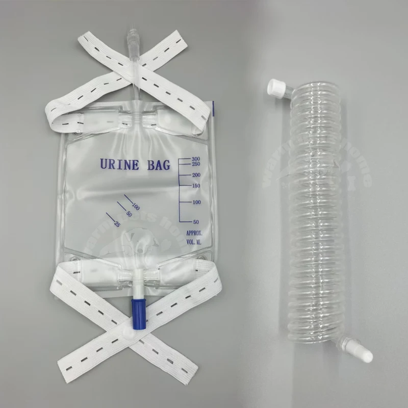 Bolsa de drenaje urinario estéril con tubo de extensión