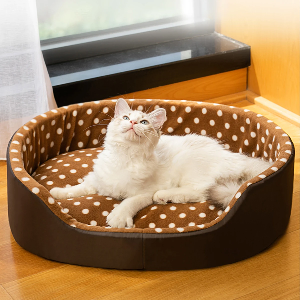 Cama portátil para mascotas, productos para gatos, sofá cómodo, accesorios para perros, almohada para dormir, cojín, alfombrillas para gatitos - imagen 4