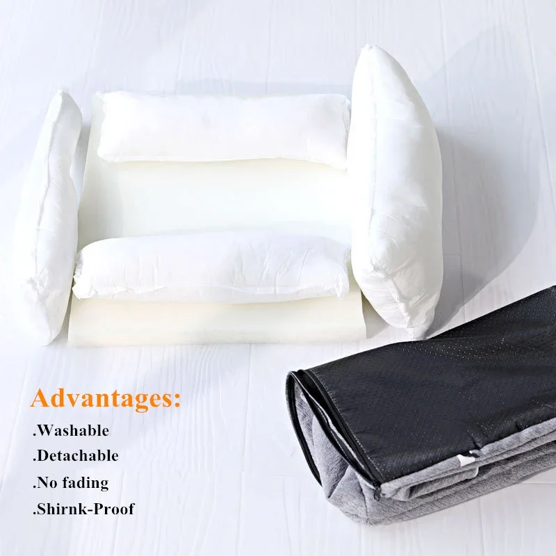 Camas de algodón para perros pequeños y medianos, cama suave desmontable y cálida para dormir, lavable a máquina - imagen 3