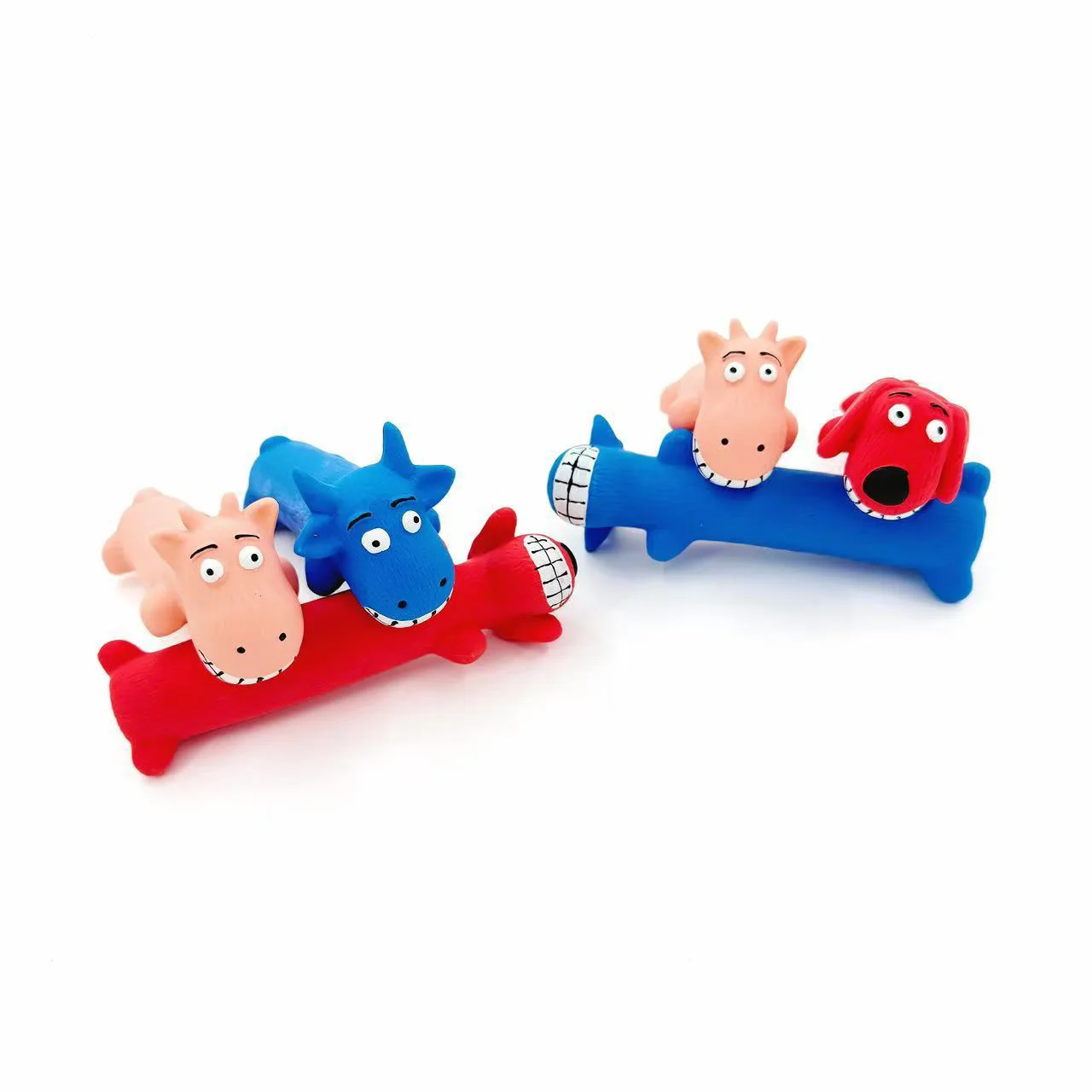 Juguete Vocal para masticar perros, juguete interactivo chirriante para mascotas, suministros de entrenamiento de dentición duraderos para cachorros, perros pequeños y medianos, recién llegados - imagen 3