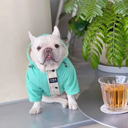 Ropa acolchada de algodón para perros, ropa de cubo francés de invierno para mascotas, Schnauzer West Highland, ropa acolchada de algodón, productos para mascotas