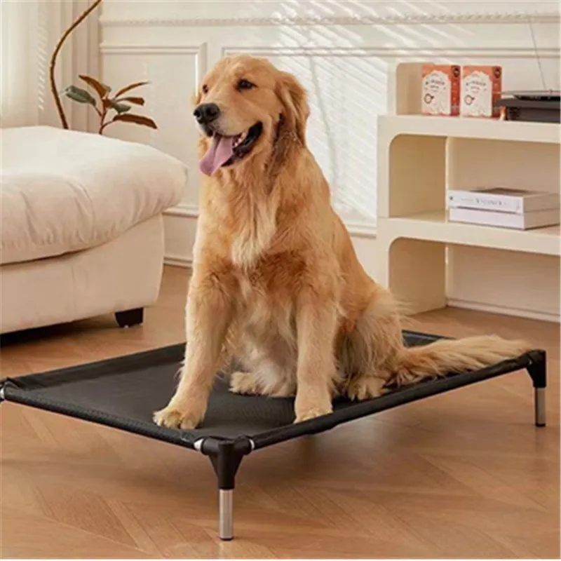 Cama elevada para mascotas, camas plegables portátiles para acampar para gatos y perros, casa extraíble, lavable, perrera para gatos para las cuatro estaciones, camas para cachorros - imagen 3