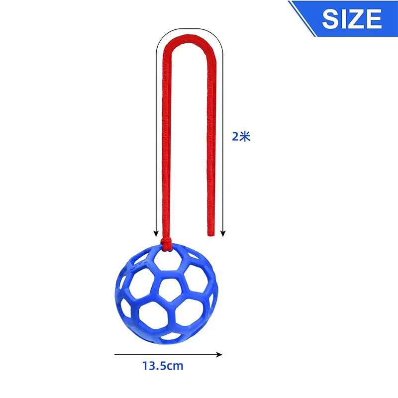 Bolas colgantes de heno para mascotas, suministros para mascotas, 1 unidad - imagen 4