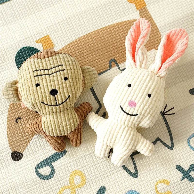 Juguetes de peluche para perros pequeños, lindo cerdo, elefante, Molar, entrenamiento, descompresión, juguete interactivo con sonido para perros, resistente a mordeduras - imagen 3